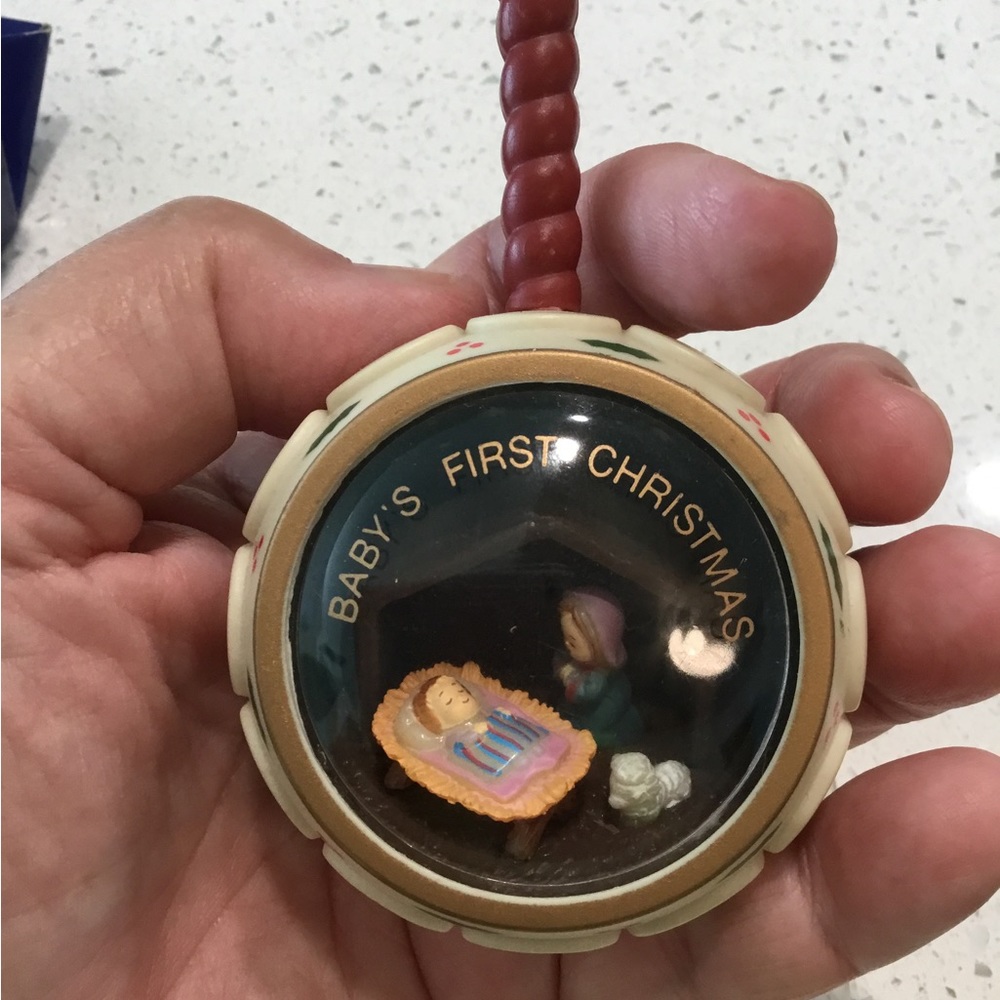 Baby’s First Christmas ornament